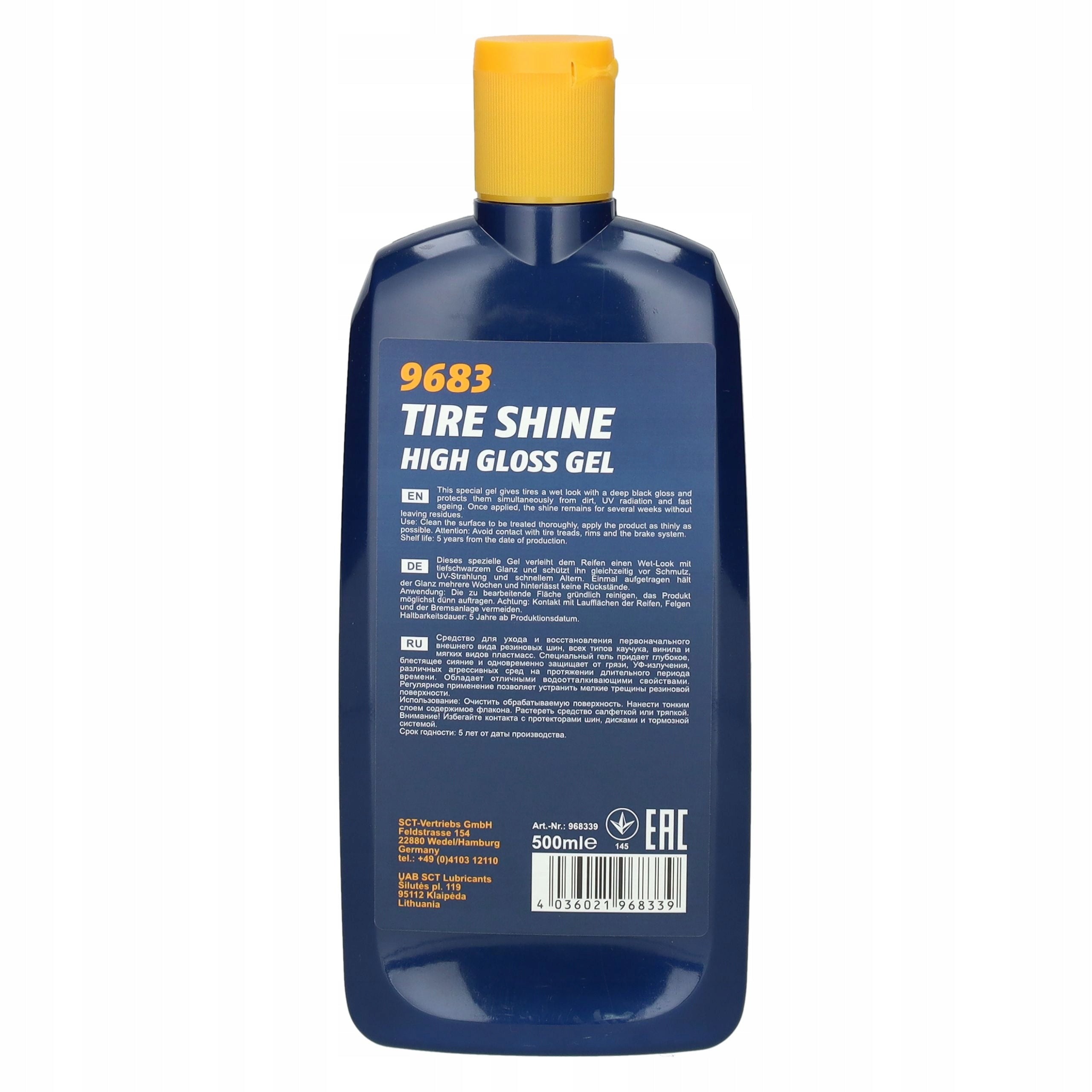 Tire Black for Tyres 9683 Mannol Tire Shine 500ml EAN (GTIN) 4036021968339