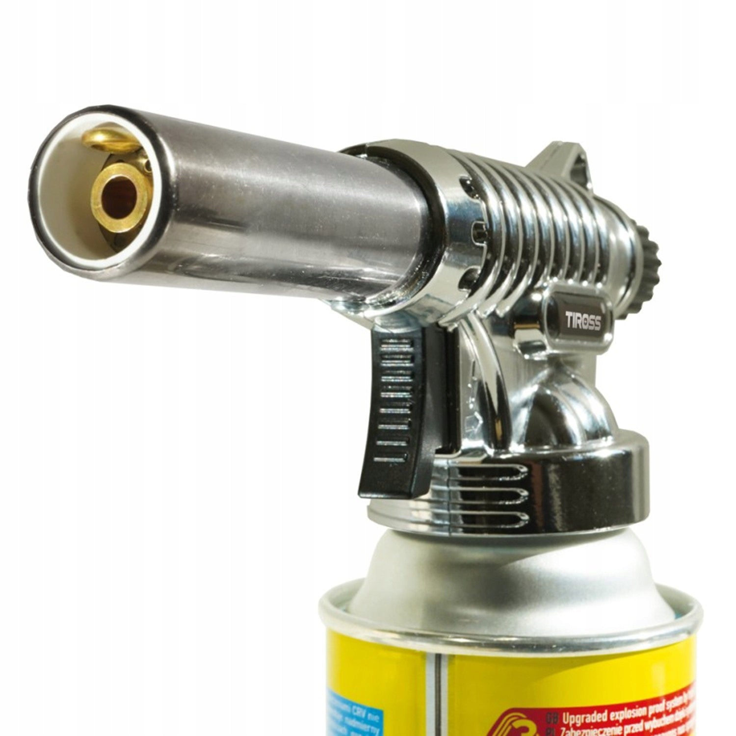 Tiross TS708 Gas burner with ceramic nozzle chrome Brand Tiross