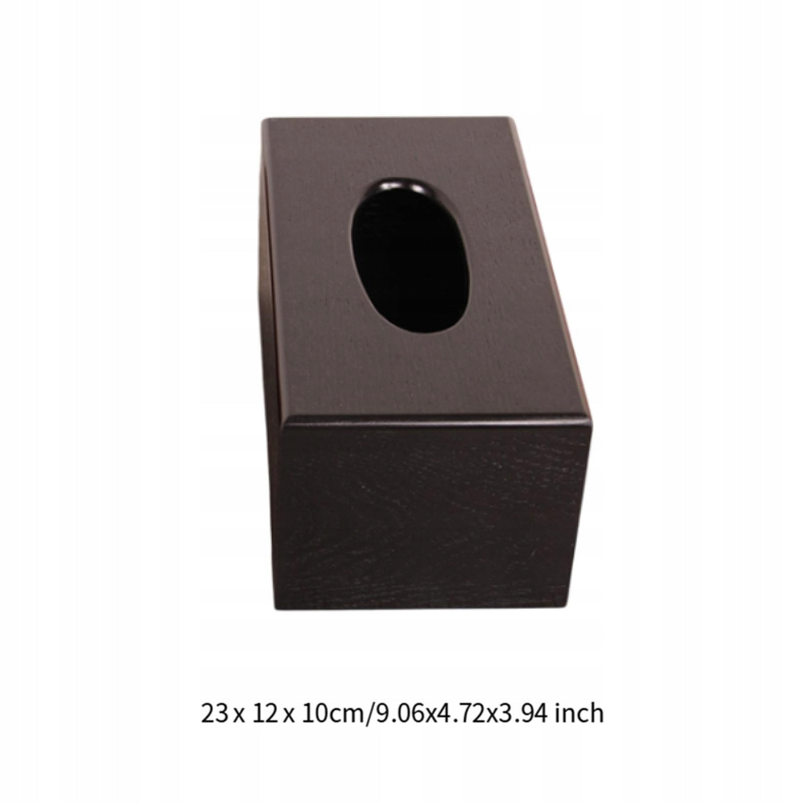 Tissue Box Cover Stylish Multifunctional Practical Wide Opening black Packaging status original