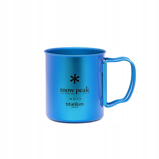 Titanium Mug Snow Peak Single 450 ml Blue