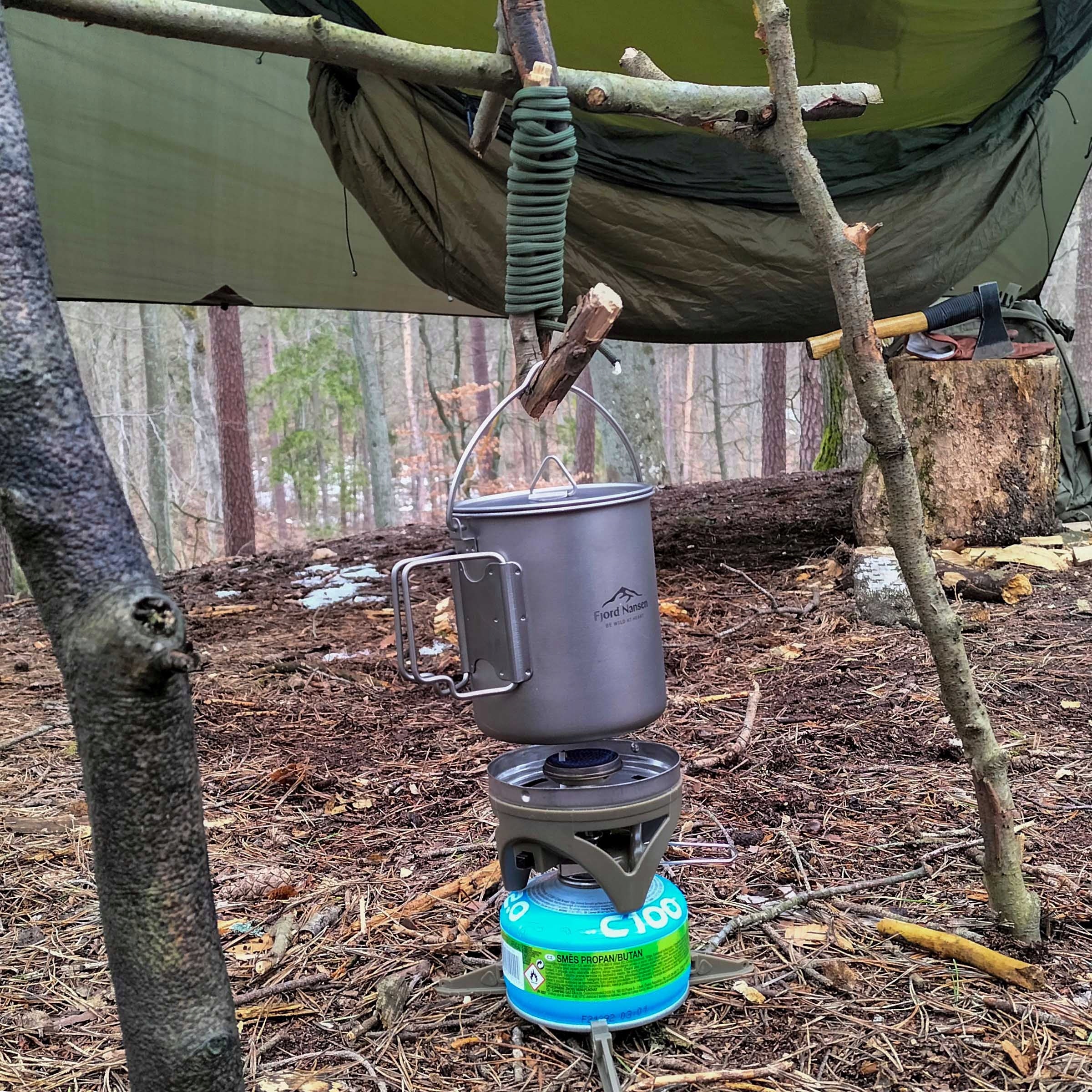 Titanium mug JACON HENGE TITANIUM CUP 750 ml Brand Fjord Nansen