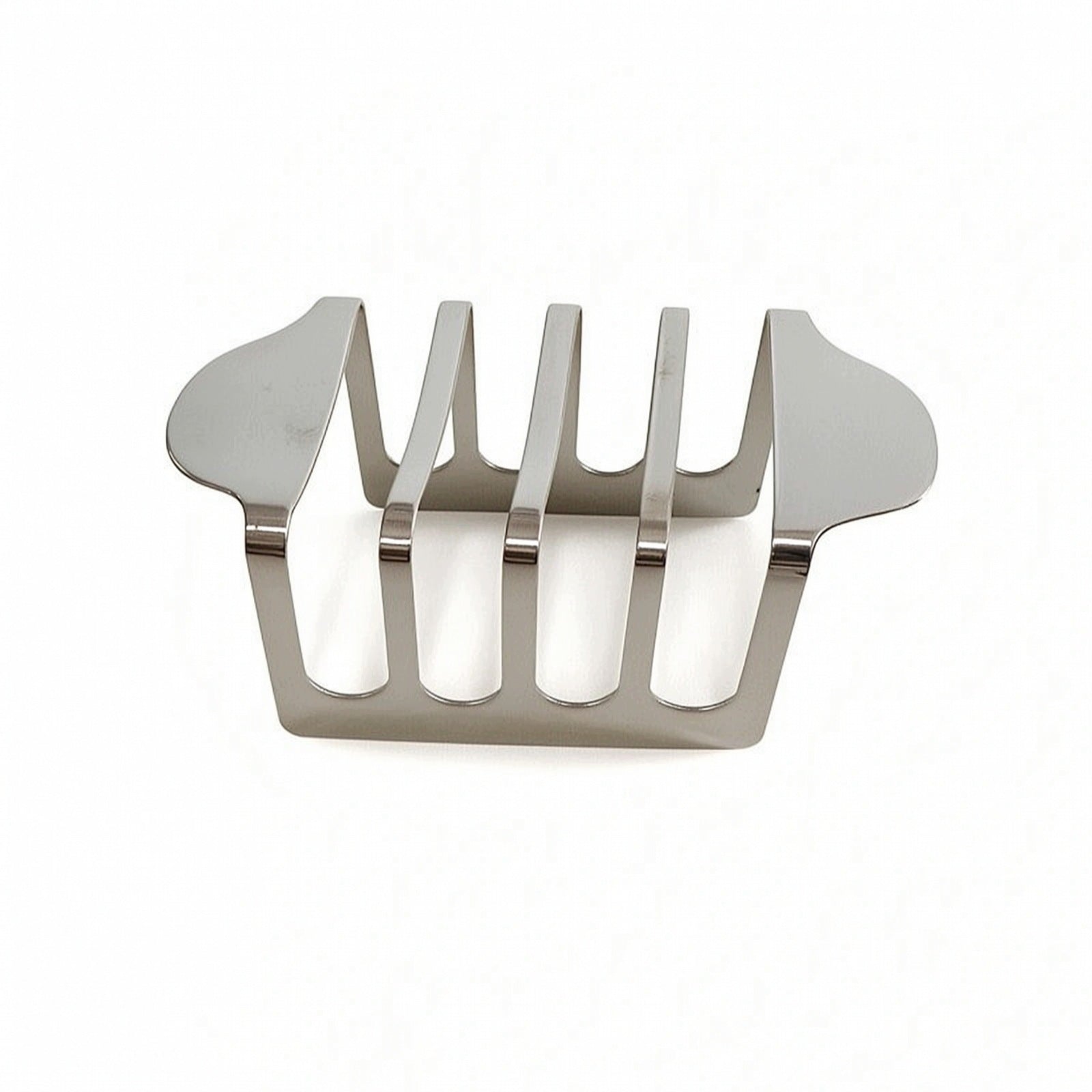 Toast Rack Stainless Steel Toast Holder Mirror-Polished for Breakfast