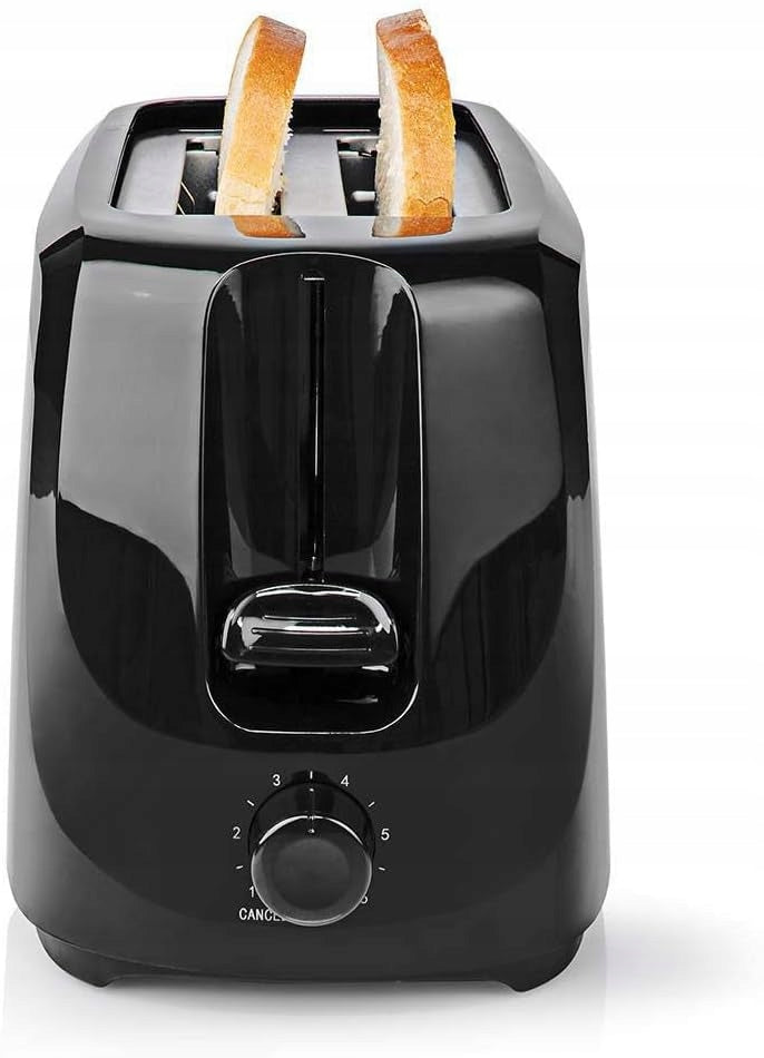 Toaster 2 holes 6 levels browning NEDIS KABT150EBK black 700W Brand Nedis