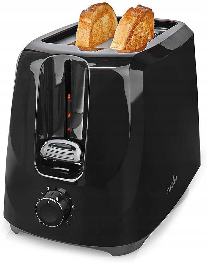 Toaster 2 holes 6 levels browning NEDIS KABT150EBK black 700W Power rating 700 W