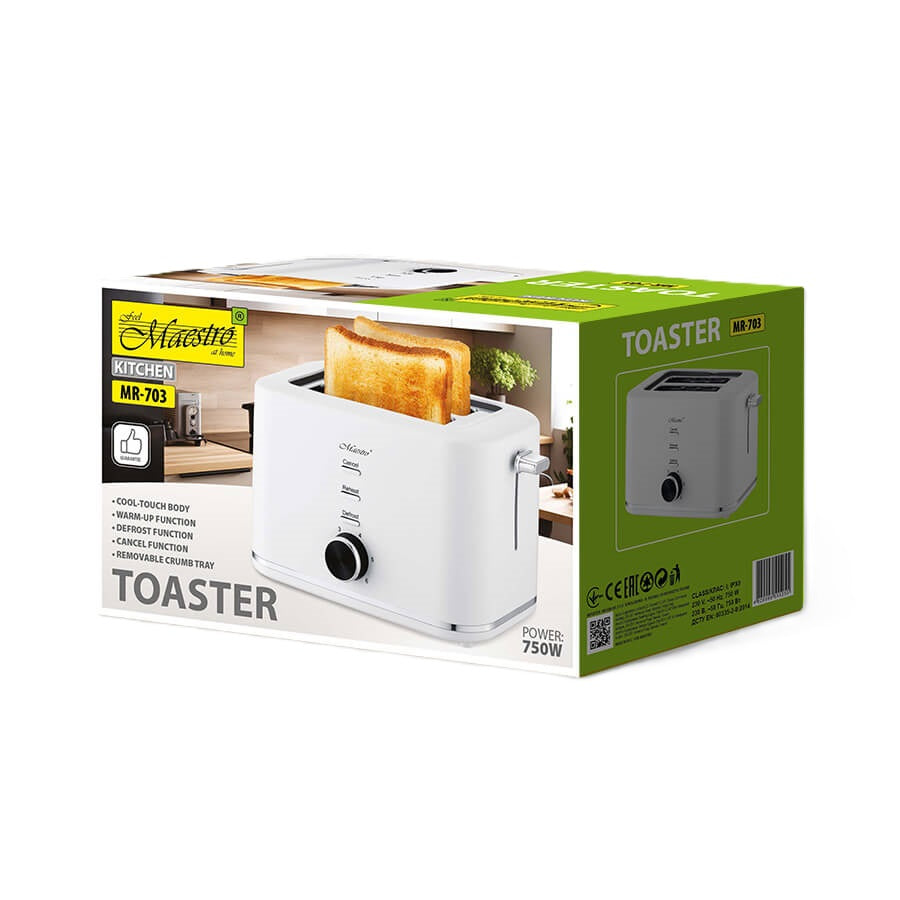 Toaster 750W | Maestro MR-703 Brand no brand