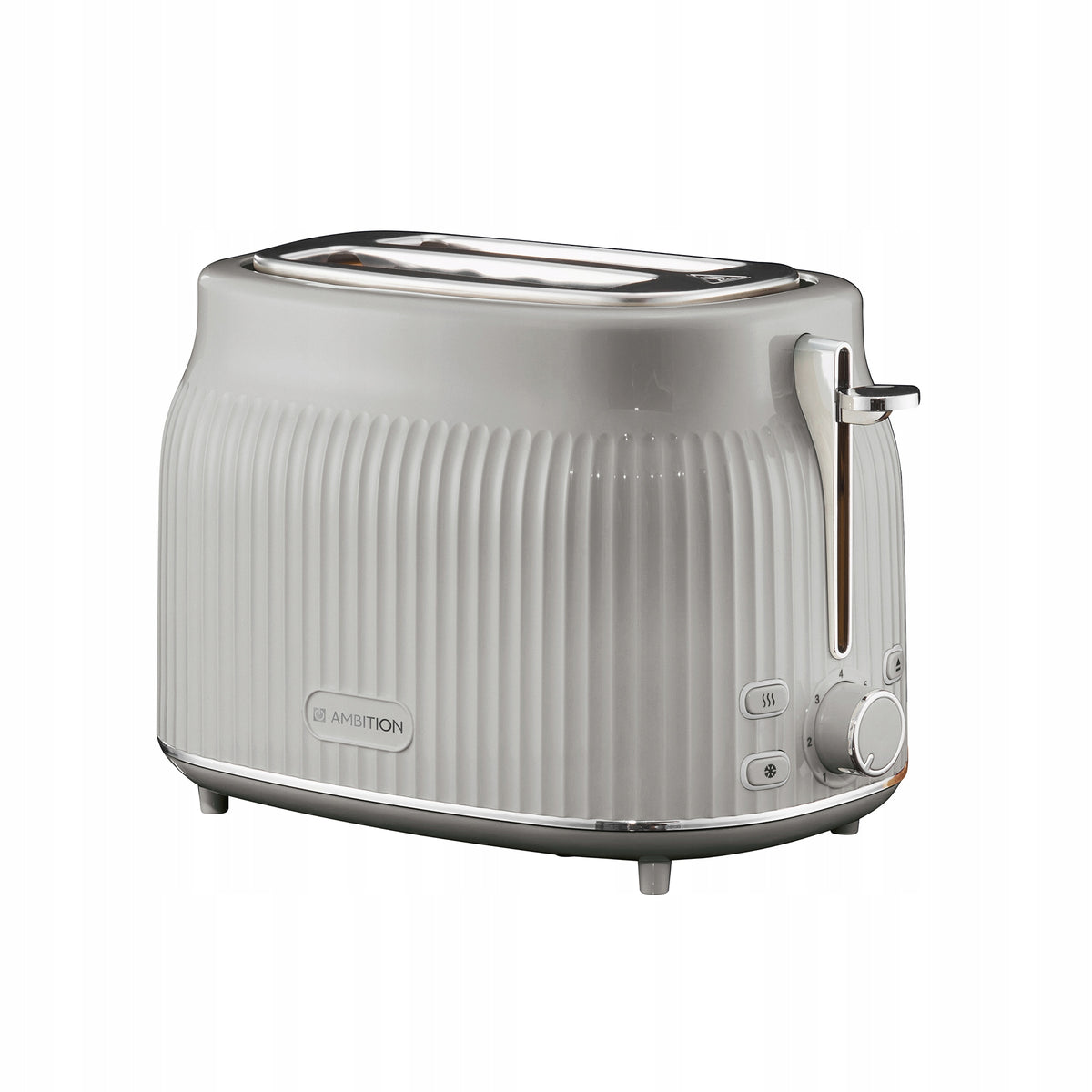 Toaster Ambition Vintage Silver Grey 930 W