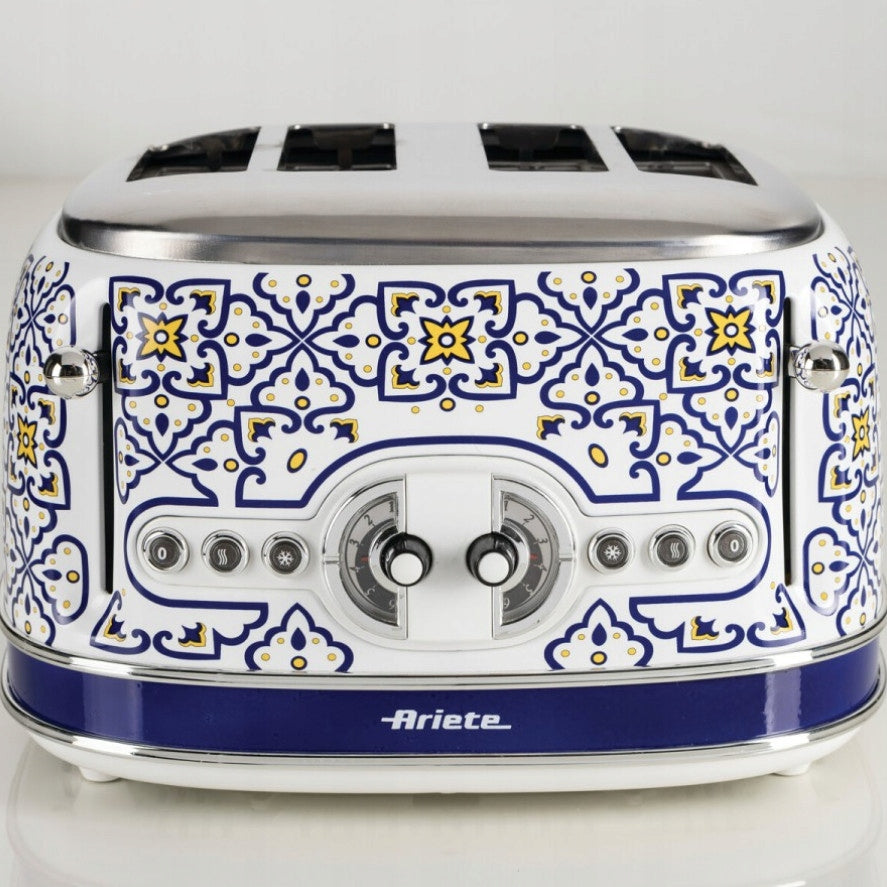 Toaster Ariete 156 Capri 1600W 6 Degree Toasting Defrosting Roll Grate Power rating 1600 W