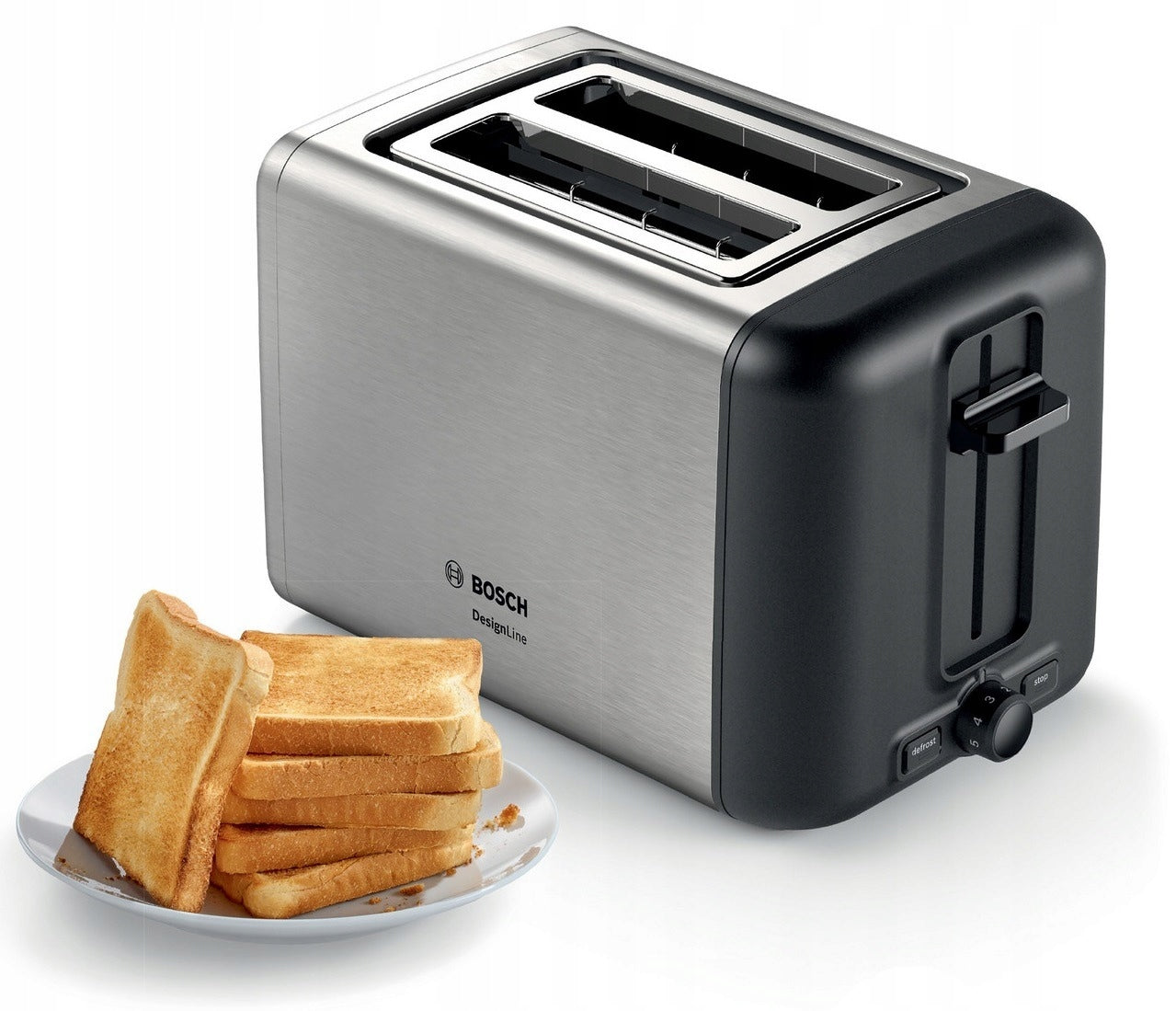 Toaster BOSCH TAT3P420 (INOX) 970W Power rating 970 W