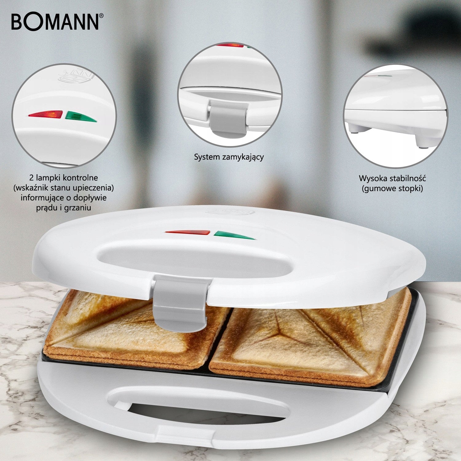 Toaster Bomann ST 5016 CB (white) Brand Bomann
