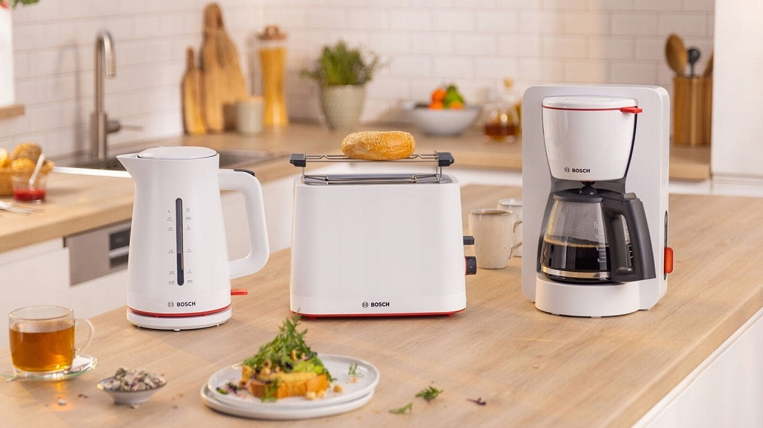 Toaster Bosch MyMoment TAT3M121 950W 2 toast Defrosting White Toaster Packaging status original