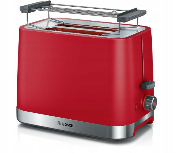 Toaster Bosch TAT4M224 950W 2 Toast Bread Grate Red