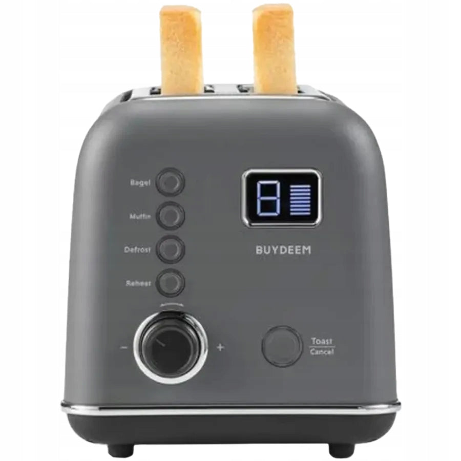 Toaster Buydeem DT730E Automatic 9 Degree 900W Retro Grey