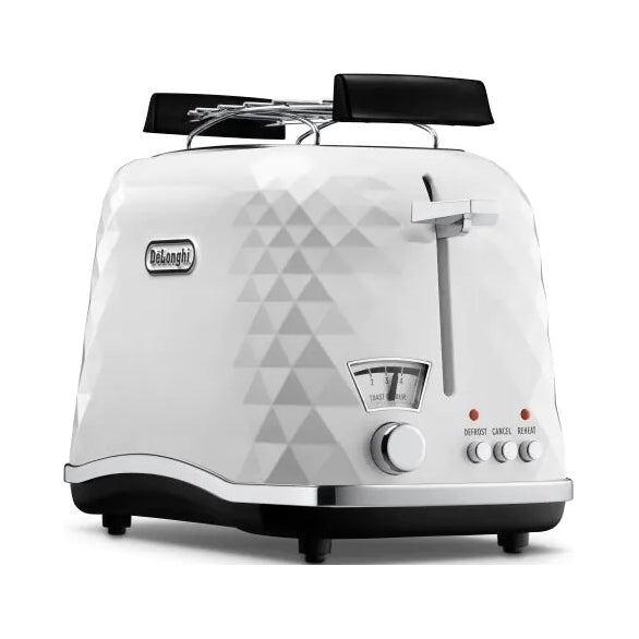 Toaster De'Longhi CTJ 2103.W white 900 W Additional features funkcja dodatkowego podgrzewania Lampka kontrolna