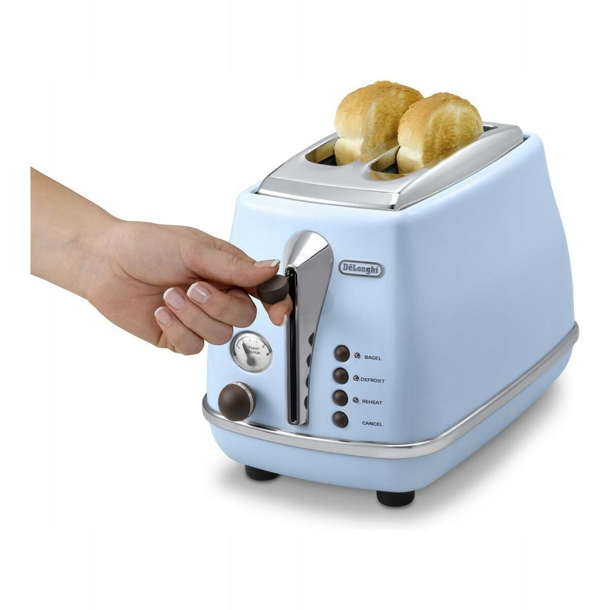 Toaster De'Longhi CTOV 2103 AZ Icona Vintage blue 900 W Dominant color blue