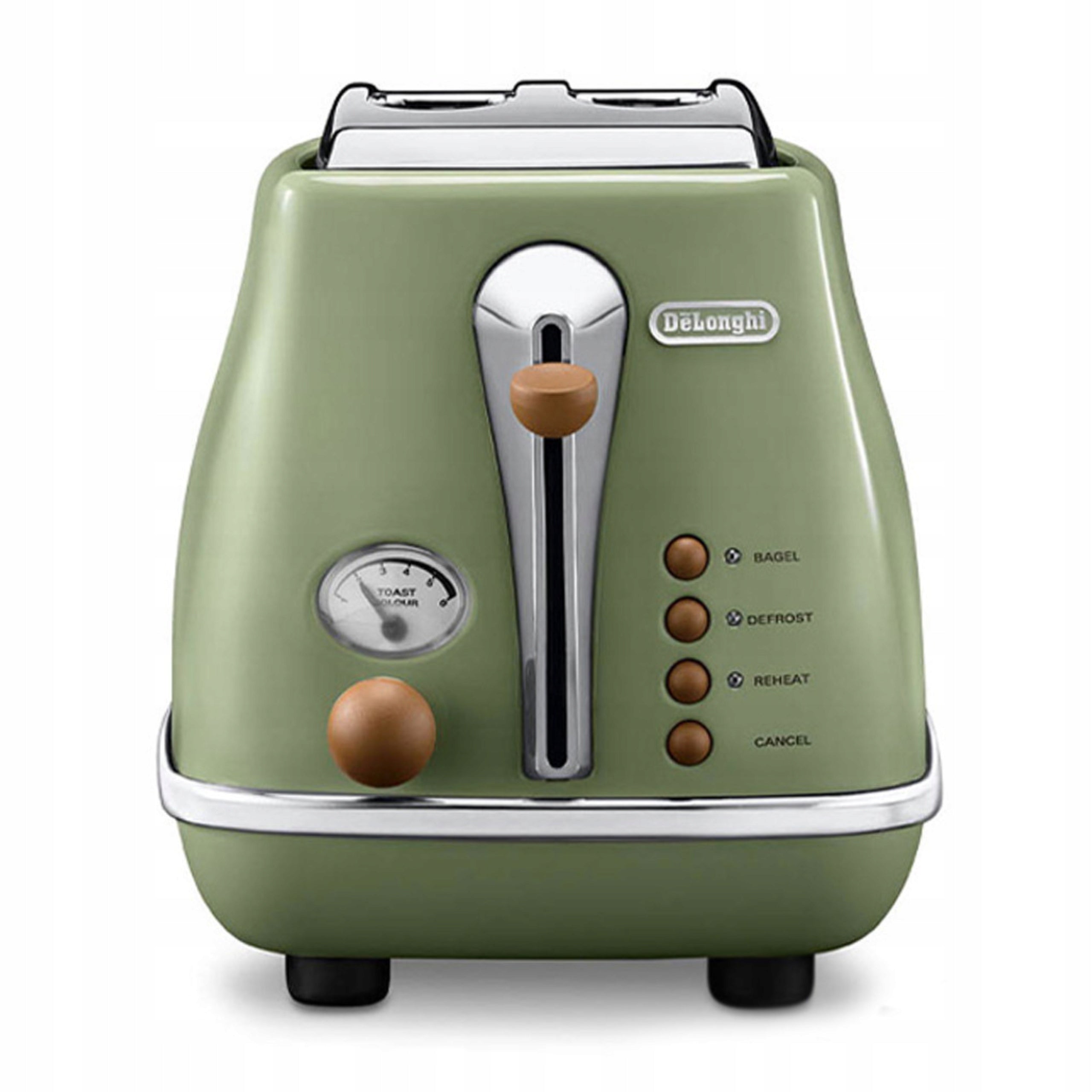 Toaster De'Longhi Icona Vintage CTOV 2103.GR olive green 900 W