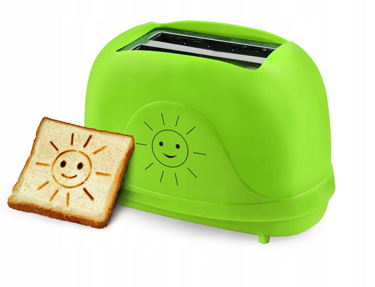 Toaster Esperanza SMILEY EKT003 (750W; green) Power rating 750 W