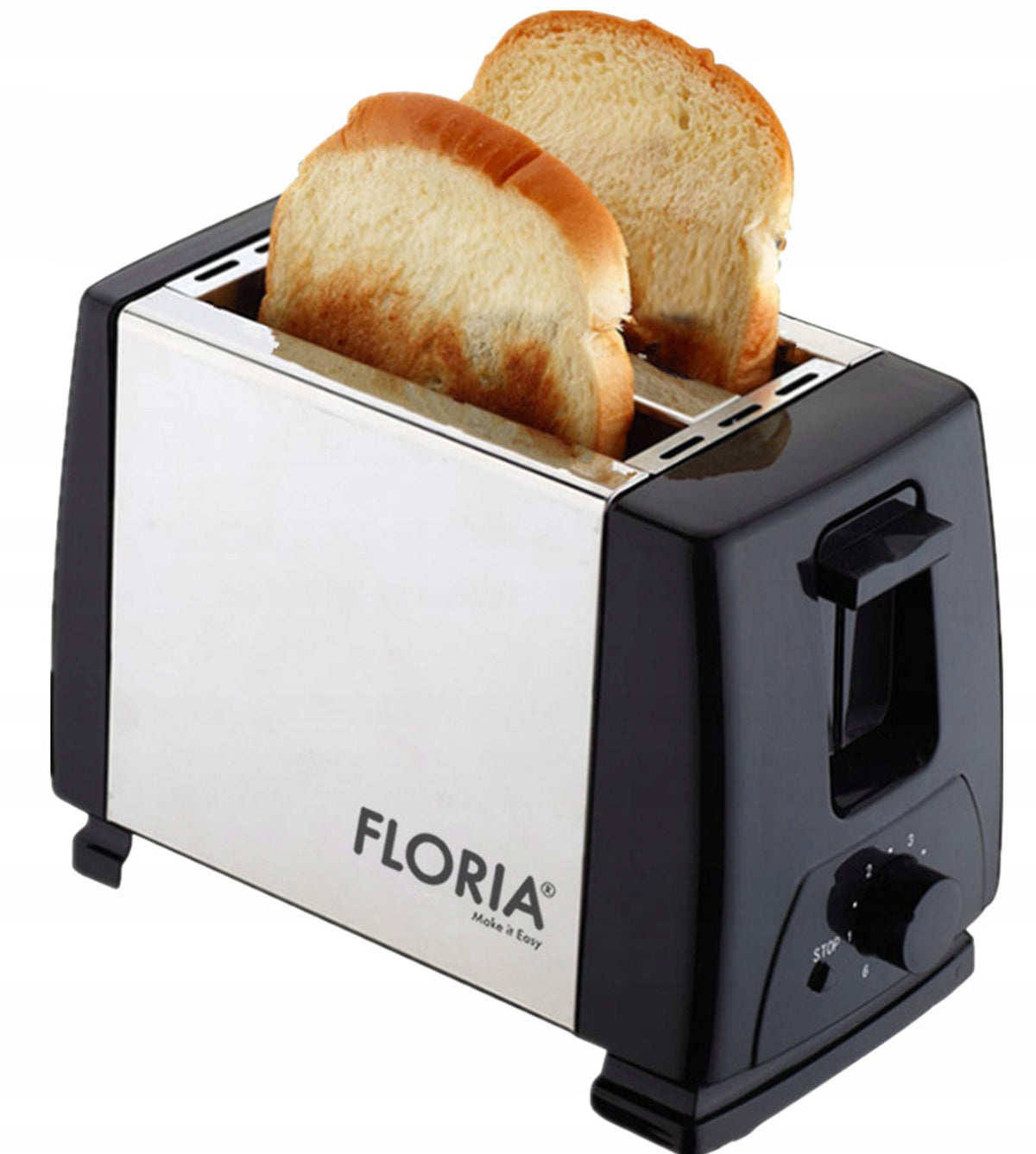 Toaster Floria ZLN1840 silver/grey 700 W