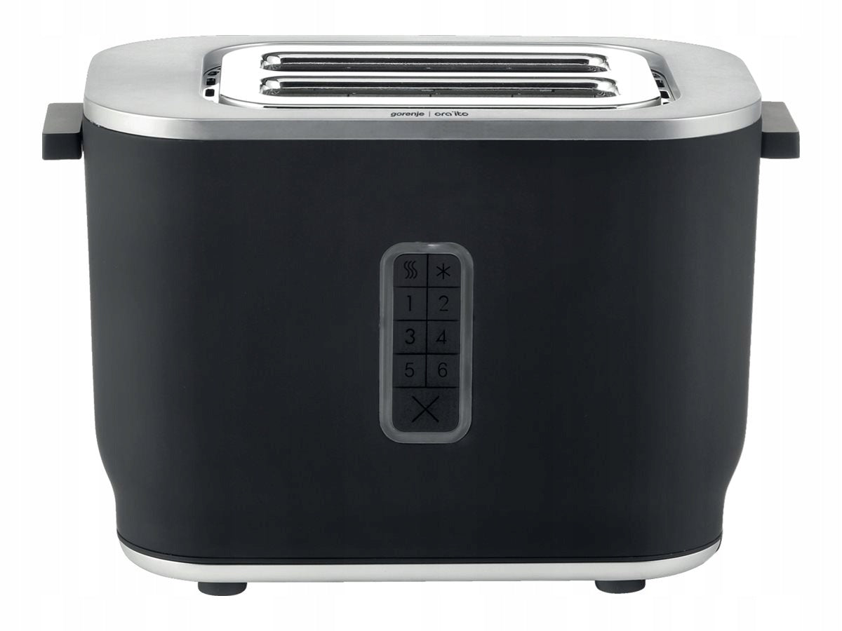 Toaster Gorenje Ora Ito, 800 W, 2 sockets, Black, Plastic
