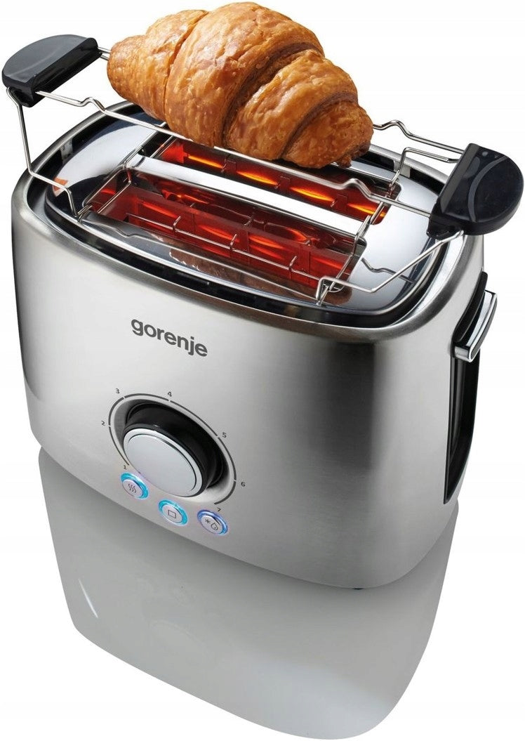 Toaster Gorenje T1000E Power 1000W Number of compartments 2 Housing material metal Brand Gorenje