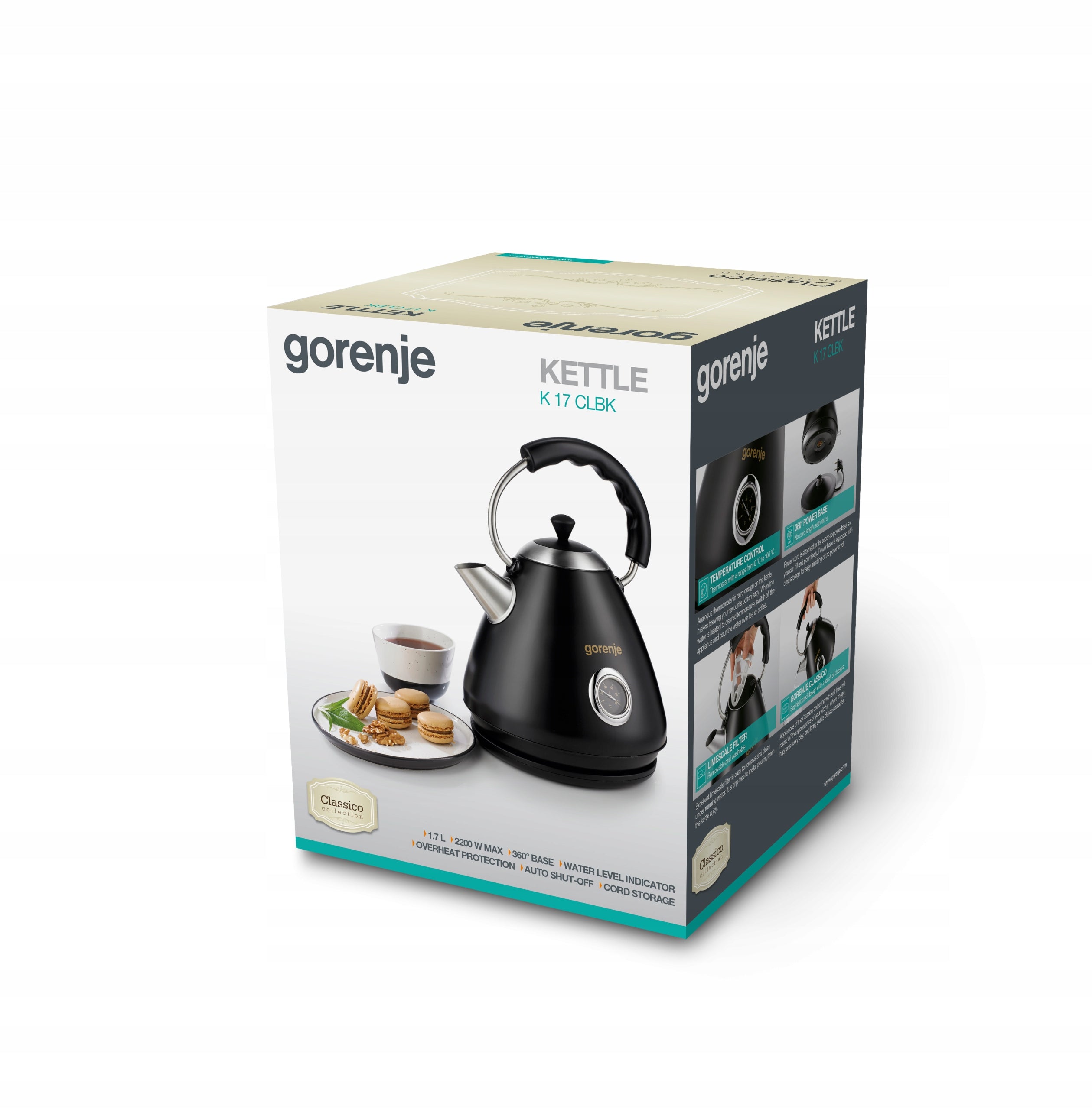Toaster Gorenje T1100CLBK silver/grey 1100 W Brand Gorenje