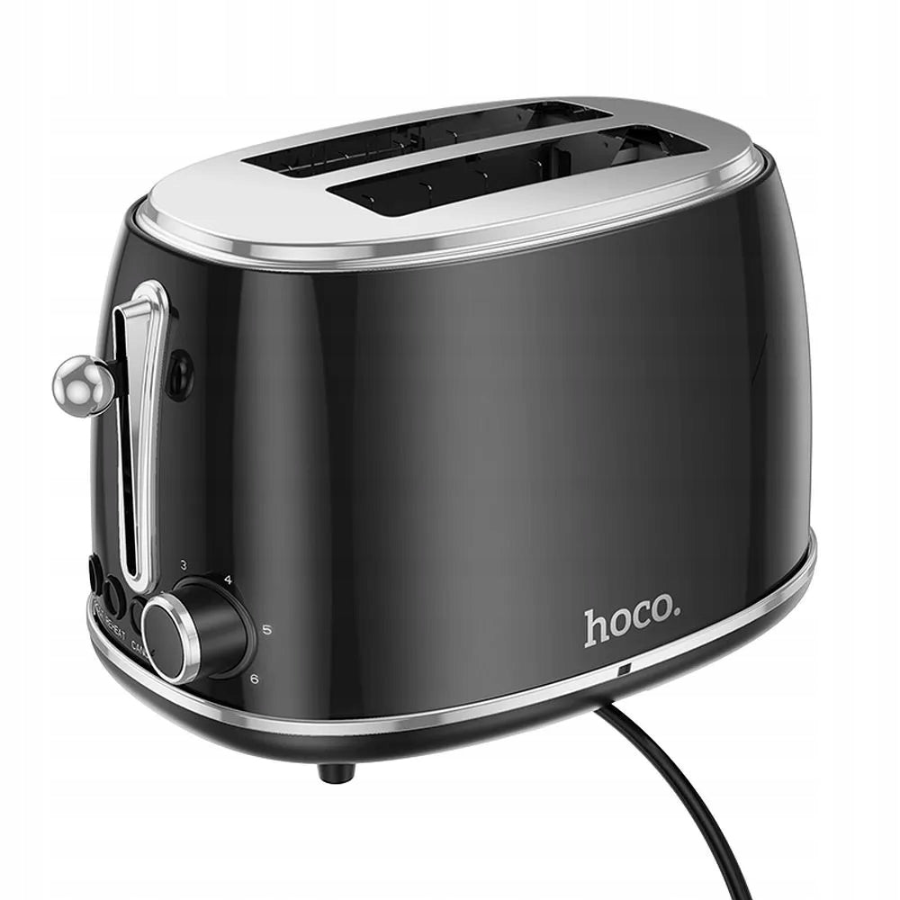 Toaster Hoco Retro Style 850W HE50 black Power rating 850 W