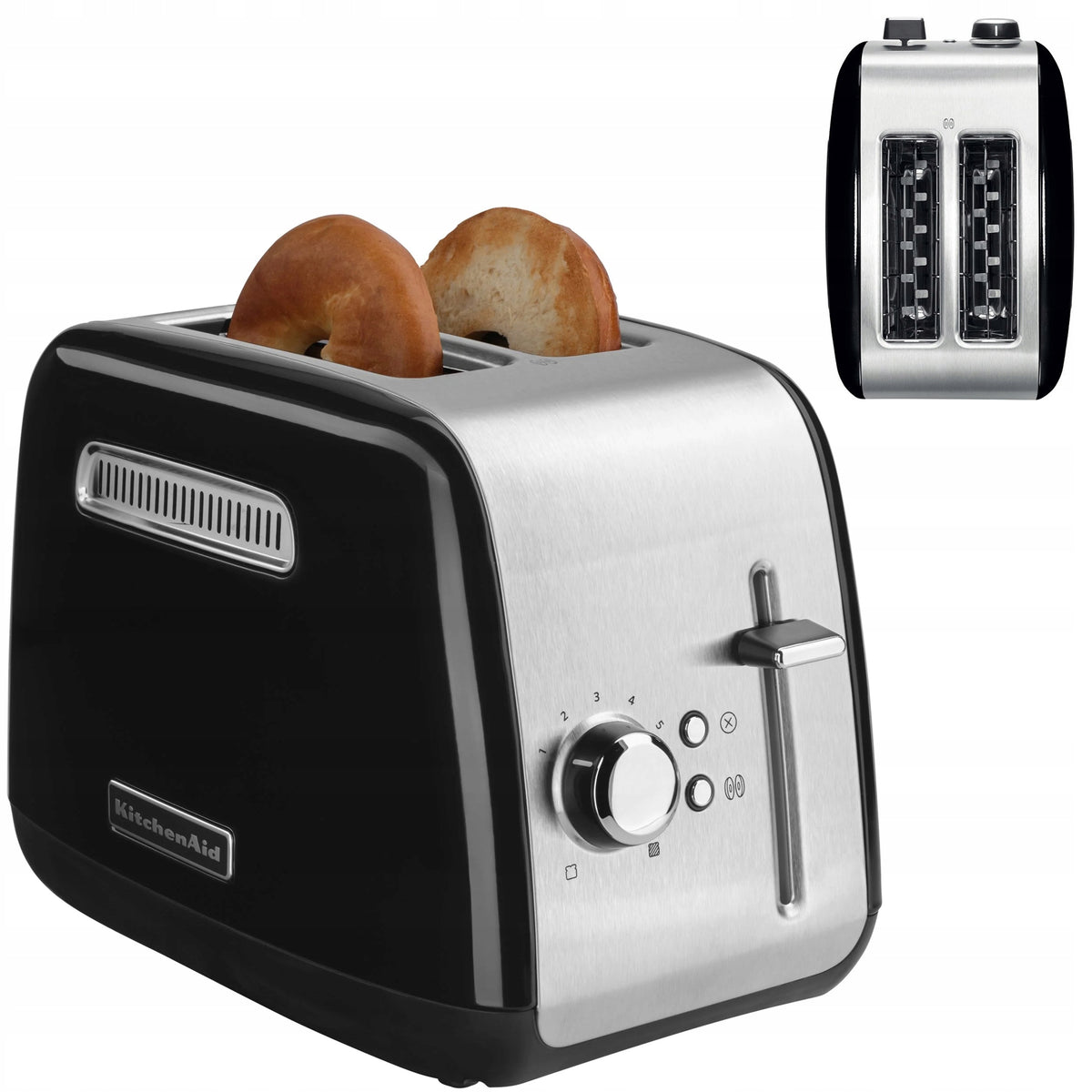 Toaster KitchenAid 5KMT2115EOB Classic black Onyx 1100W Bread maker