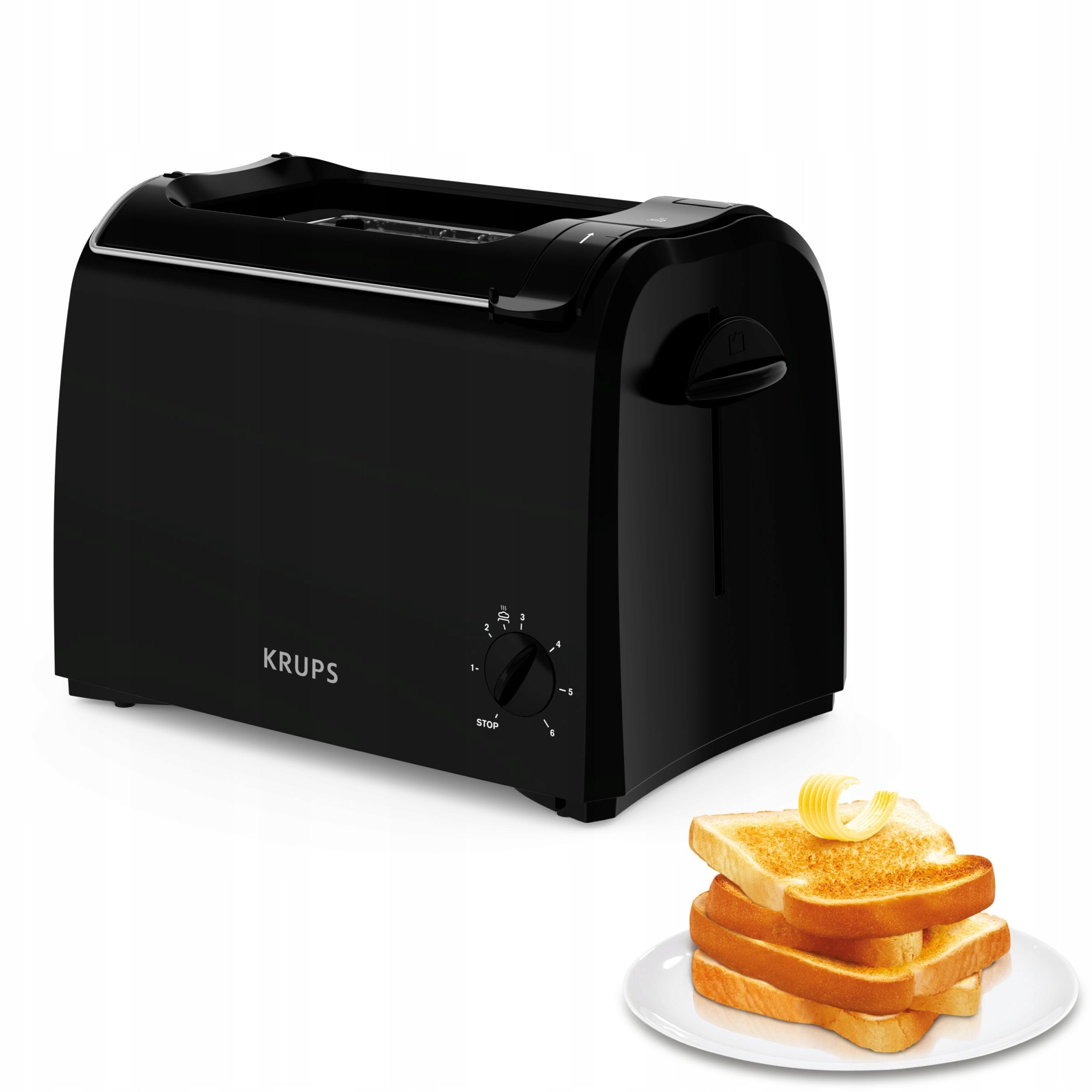 Toaster Krups ProAroma 2-star 6 degrees black