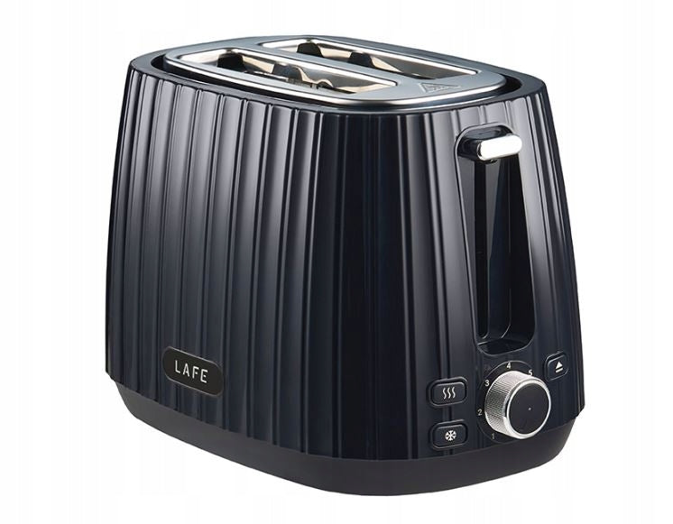 Toaster LAFE Modern Pro Black With crumb tray Function STOP 1080W 7 power Power rating 1000 W