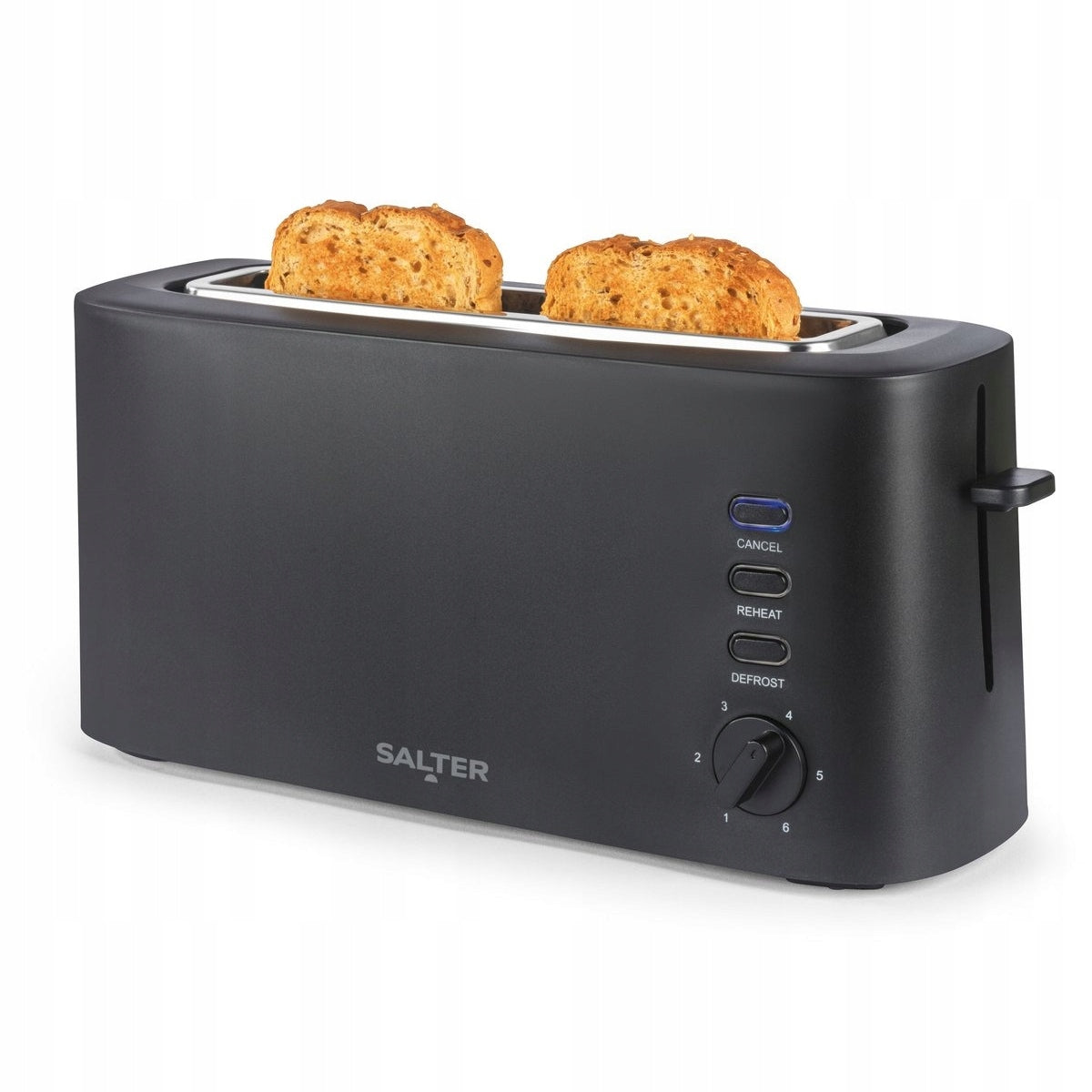 Toaster Long Rift Baguette 2 Slices Salter DUSK 980W crumb tray Packaging status original