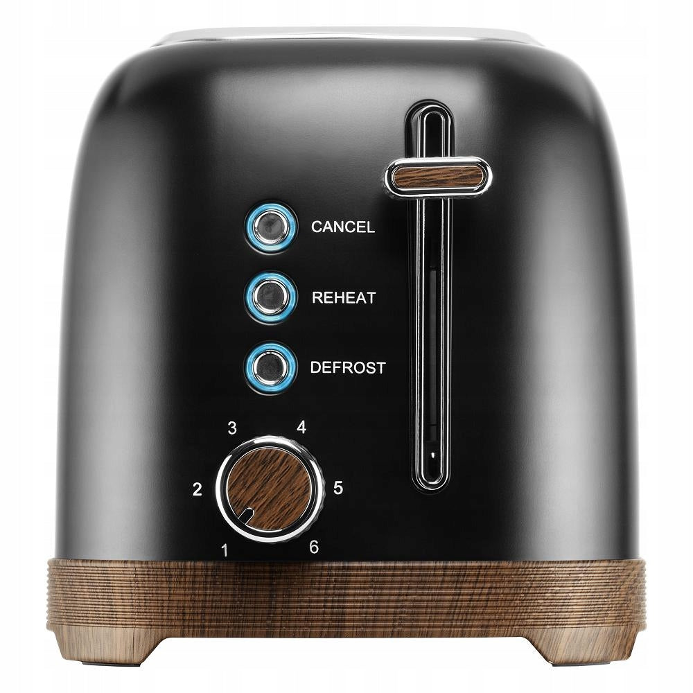 Toaster PHILCO and PHTA 3711B 850W 2 toast timer 7 levels adjustment Dominant color black