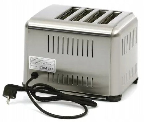 Toaster Professional- 2240 W Capacity for 4 slices Maxima 09300045 Power rating 2240 W
