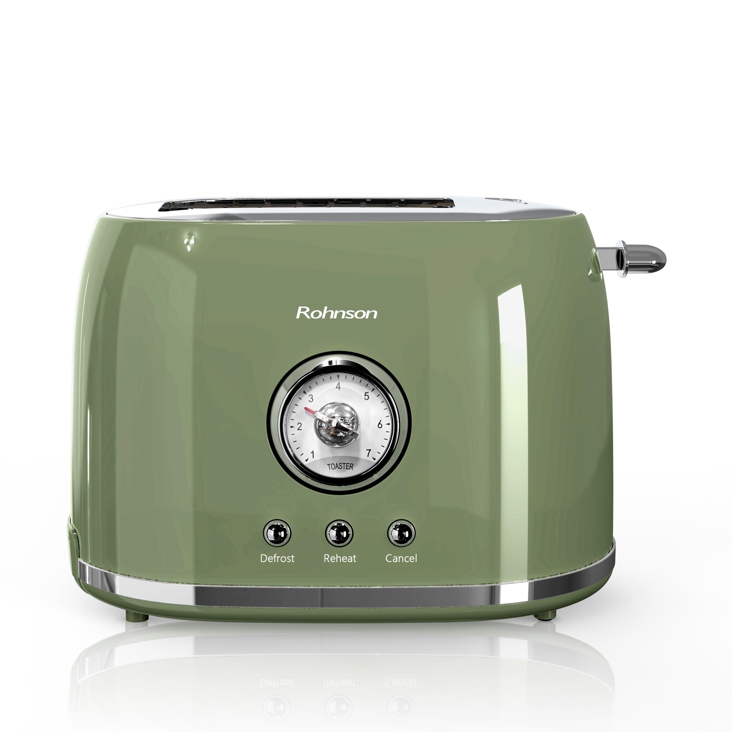 Toaster Rohnson R-2215 green Nostalgia 800 W