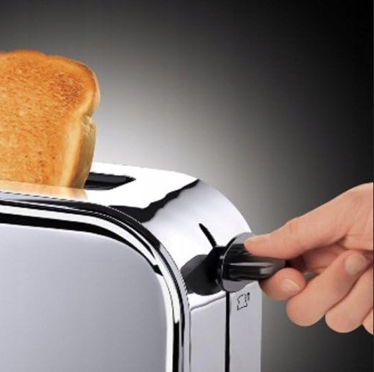 Toaster Russell Hobbs Chester Long Slot 23510-56 1000 W Grating Tray Silver Brand Russell Hobbs