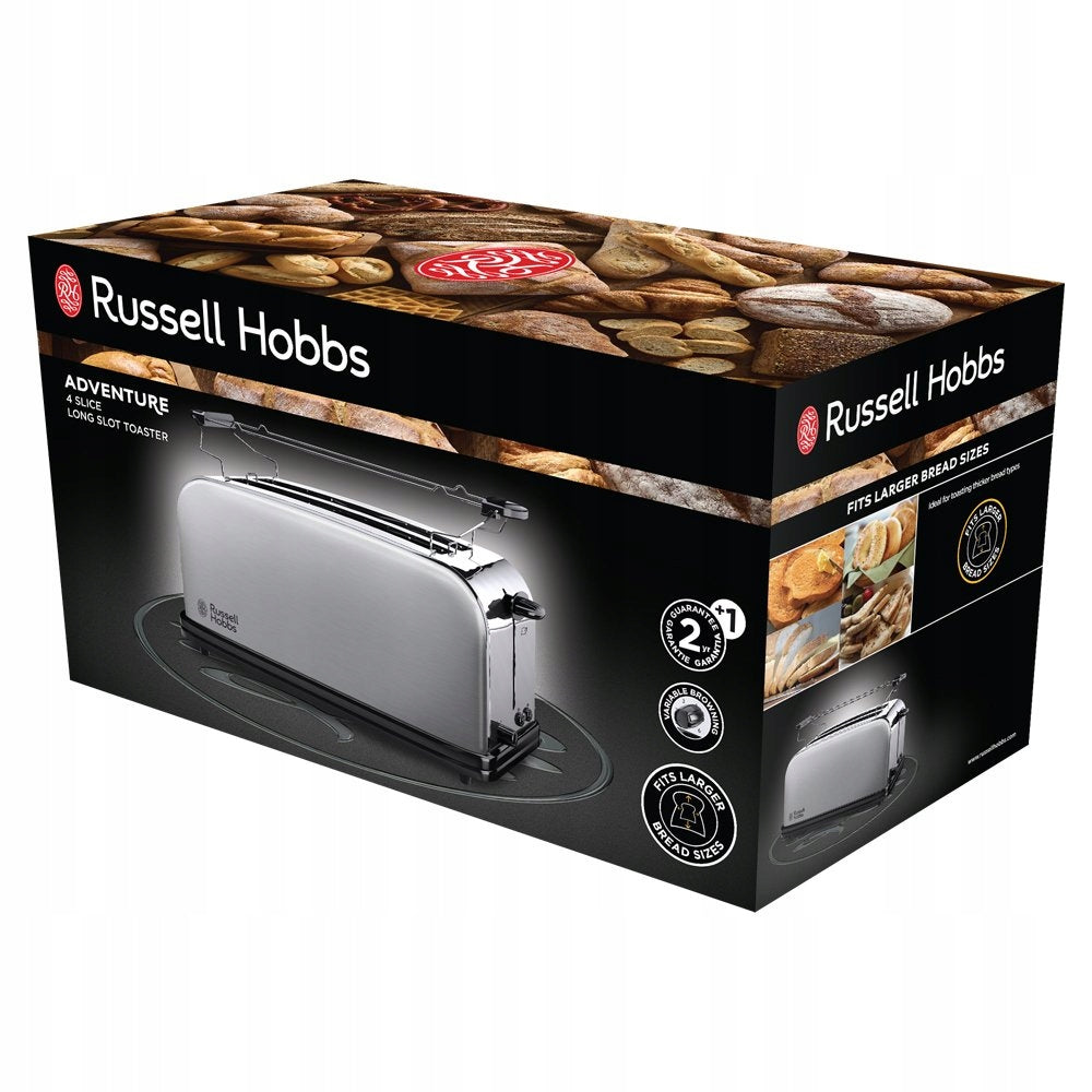 Toaster Russell Hobbs Oxford Long Slot 23610-56 silver/grey 1600 W Brand Russell Hobbs