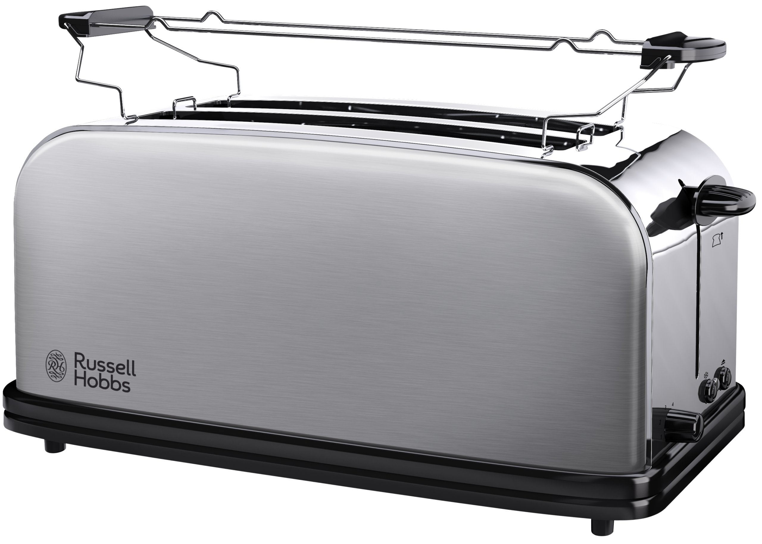 Toaster Russell Hobbs Oxford Long Slot 23610-56 silver/grey 1600 W