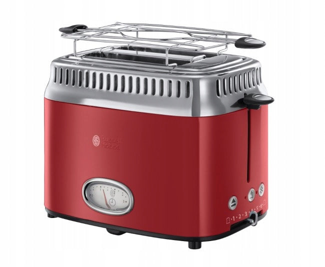 Toaster Russell Hobbs Retro 21680-56 red 1300 W Manufacturer code 21680-56