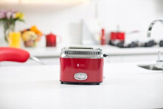 Toaster Russell Hobbs Retro 21680-56 red 1300 W Packaging status original