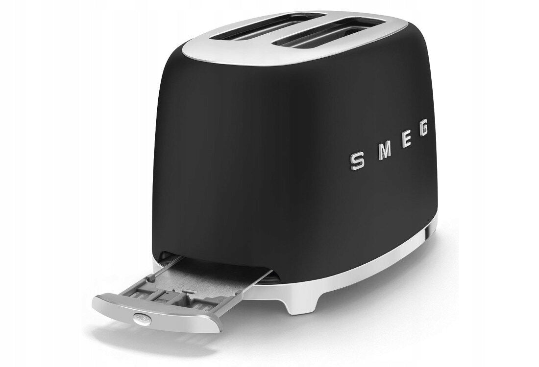 Toaster SMEG TSF01BLMEU Black Packaging status original