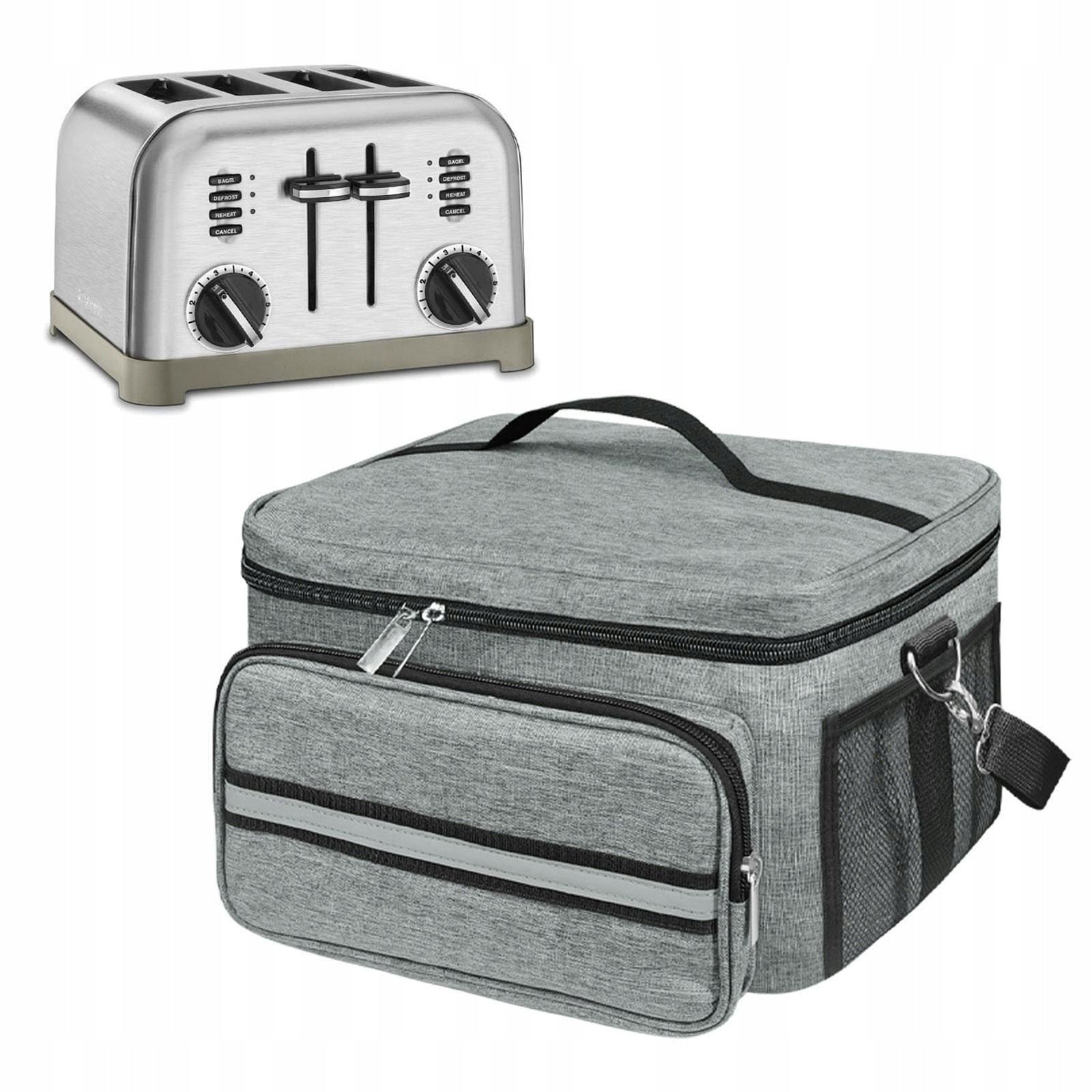 Toaster Storage Bag Bakeware Protector with Shoulder Strap Zippers 2/4 Power rating 1.1 W