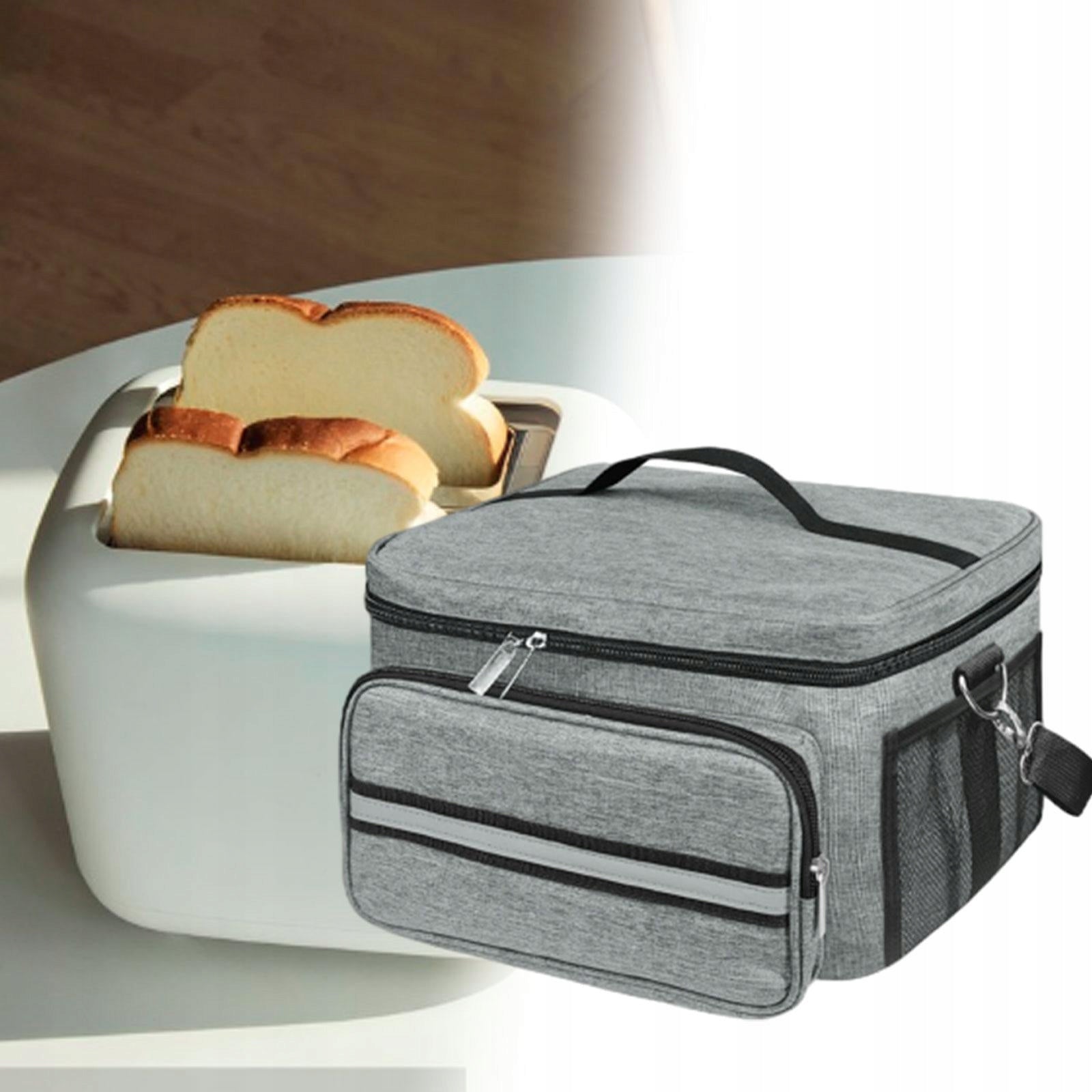 Toaster Storage Bag Bakeware Protector with Shoulder Strap Zippers 2/4