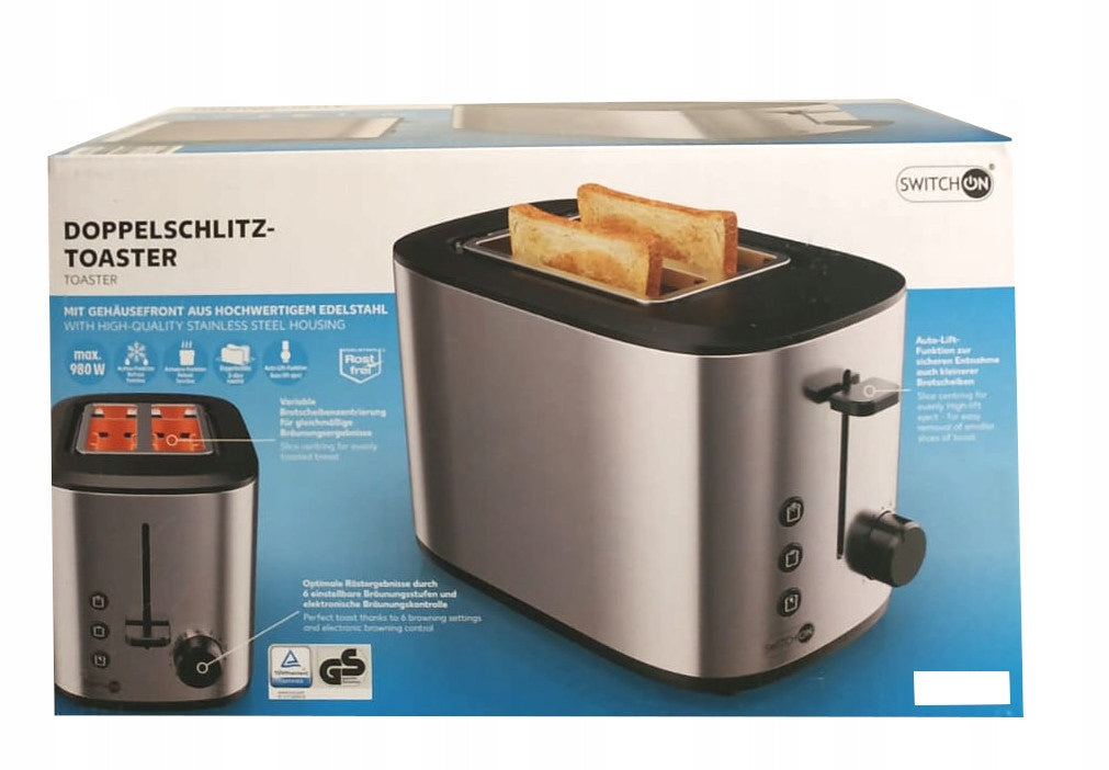 Toaster Switch On SOTE 950 D1 silver/grey 980 W Power rating 980 W