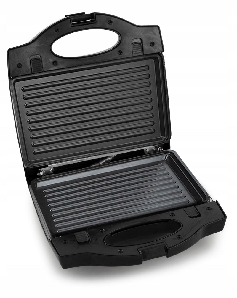 Toaster Waffle Iron 3in1 for Toast Sandwiches 700W Esperanza Muffuletta Dominant color black