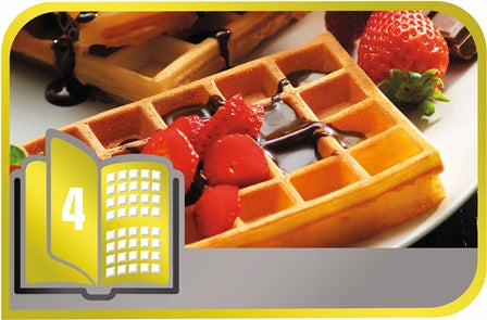 Toaster Waffle Iron for sandwiches Tefal Snack Collection SW852D12 Safety heat-resistant handles