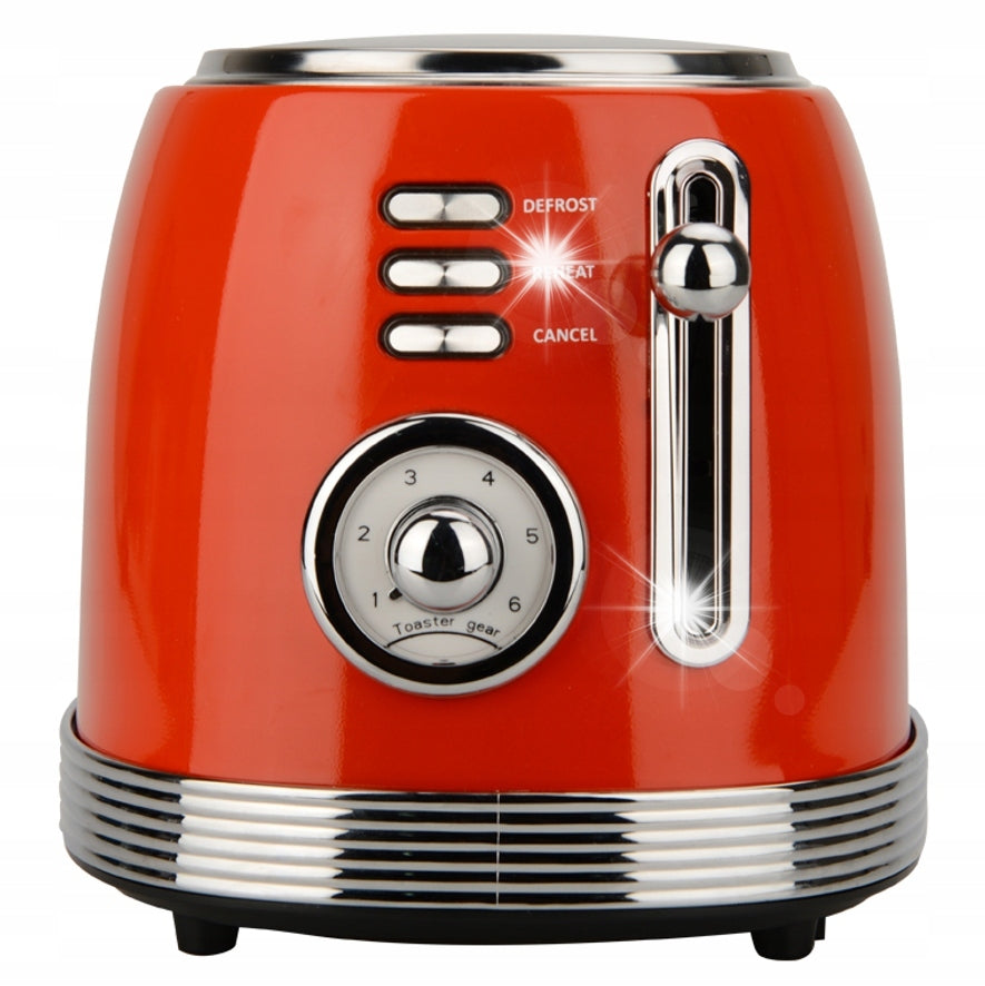 Toaster Zilan RETRO BREAD TOASTER red 850 W