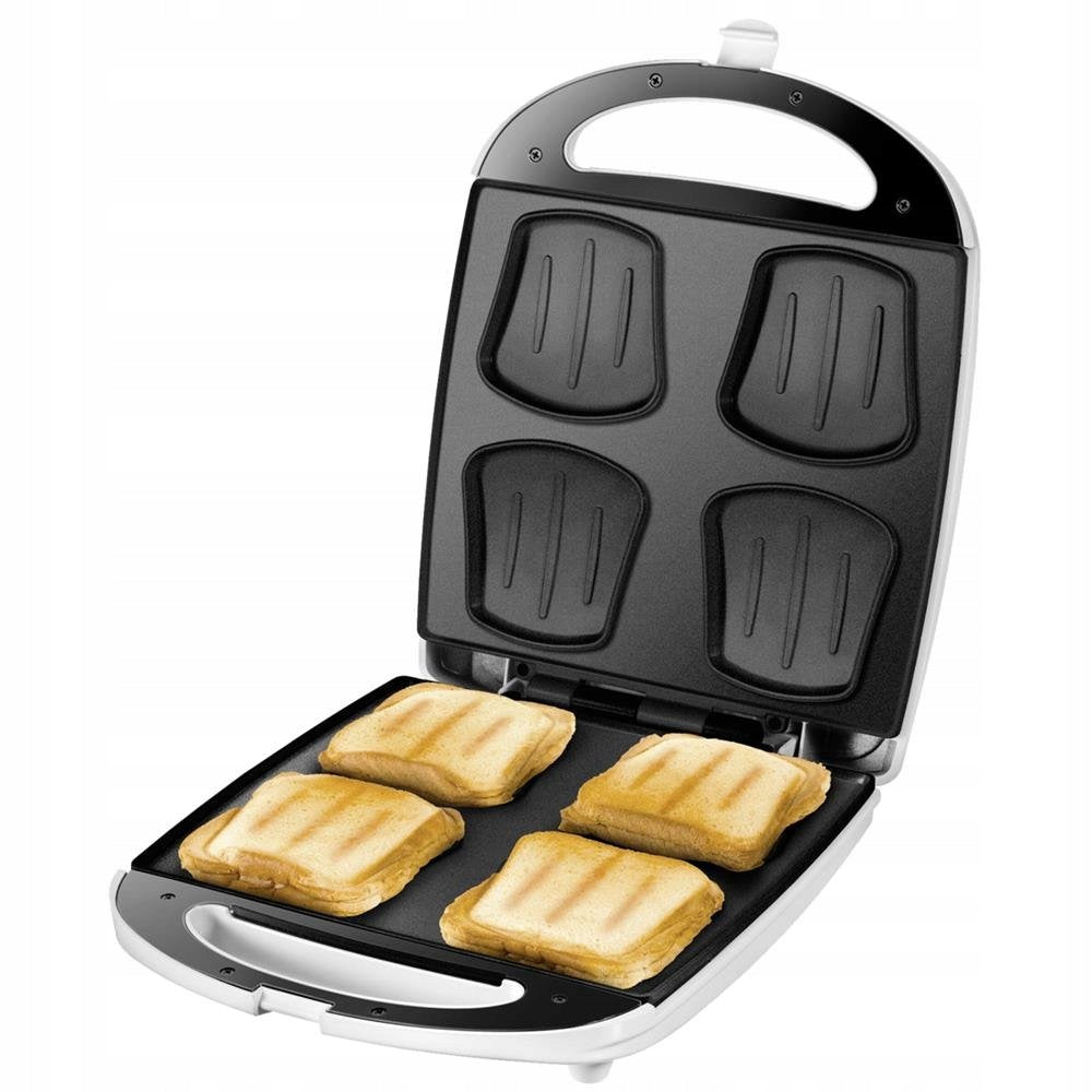 Toaster sandwich maker 4 toast Unold Quadro white 1100W