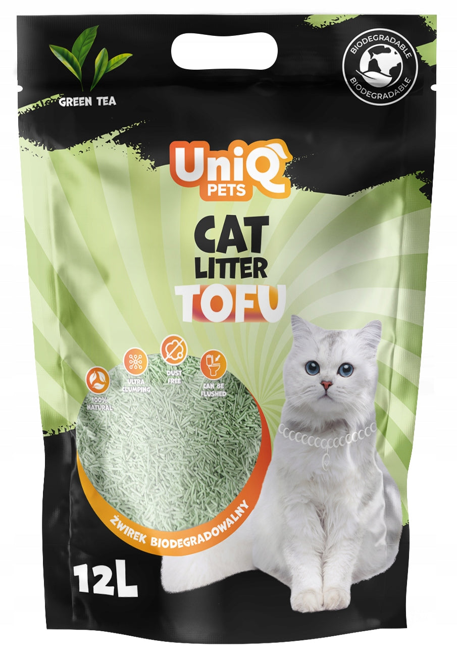 Tofu Green Tea 5kg 12L Clumping Eco for Cat