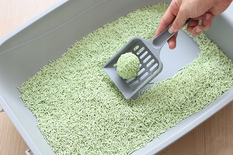 Tofu green tea biodegradable organic 10kg UniQ Pets Trade name Żwirek tofu zielona herbata biodegradowalny 2,5kg