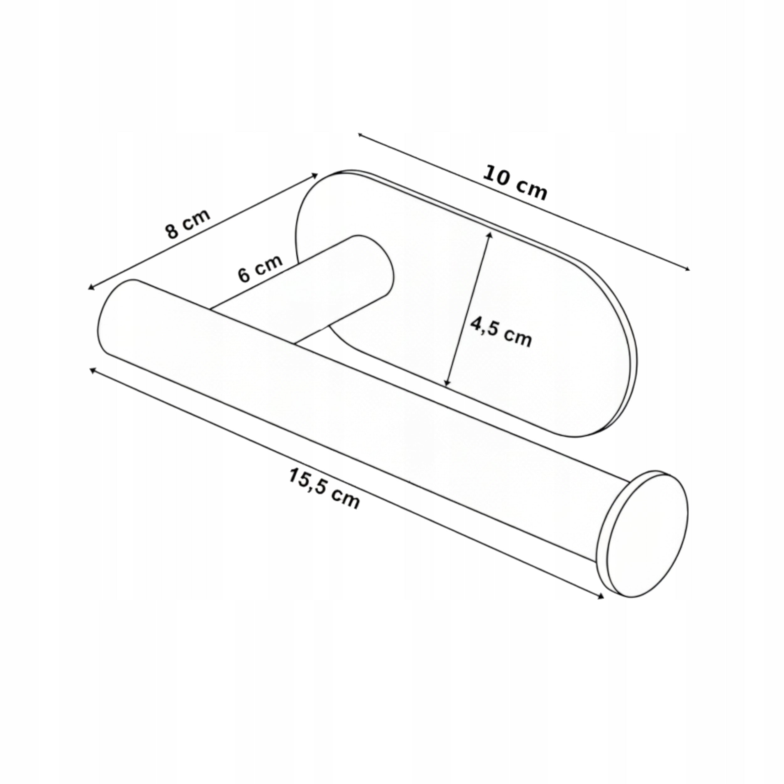 Toilet Paper Hanger Holder Steel Wall Tape Gold Brand Botle