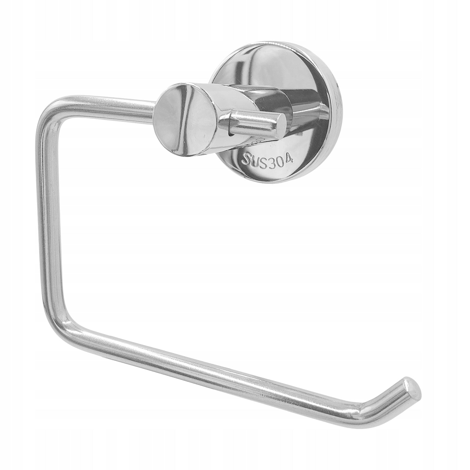 Toilet Paper Holder Bathroom Hanger Loft Steel Chrome 13 cm