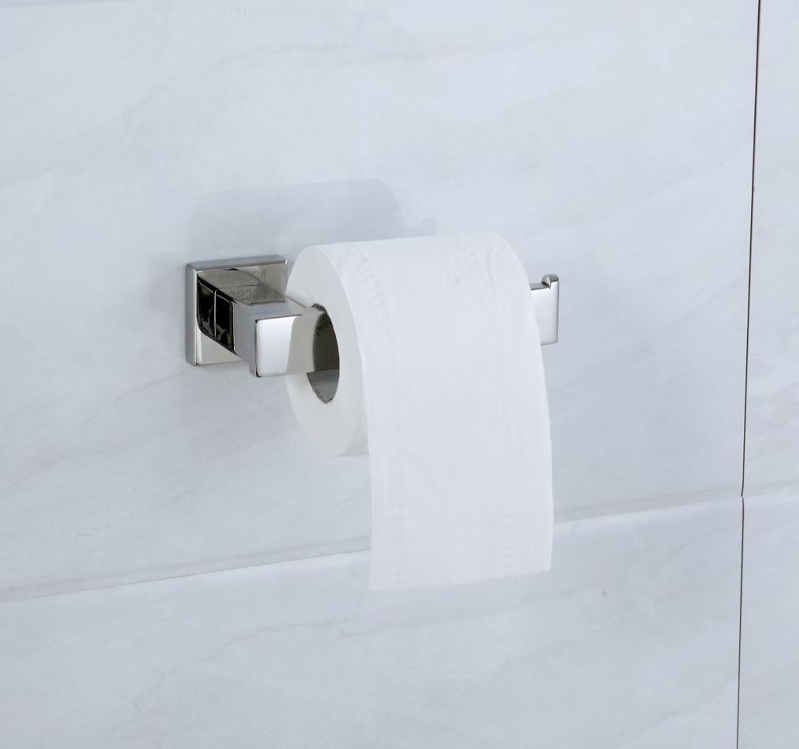 Toilet Paper Holder Bathroom Hanger Square Chrome Manufacturer code wieszak na papier toaletowy solidny chrom